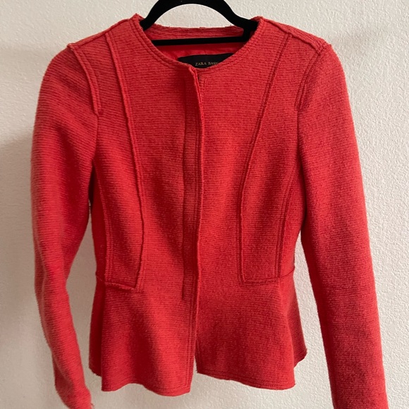 Zara Orange Blazer - Picture 1 of 4